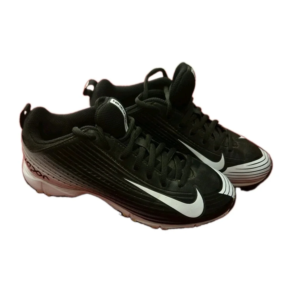 Nike Vapor Keystone 2 Low Youth Baseball Cleats Black White Size 3Y 707443-010